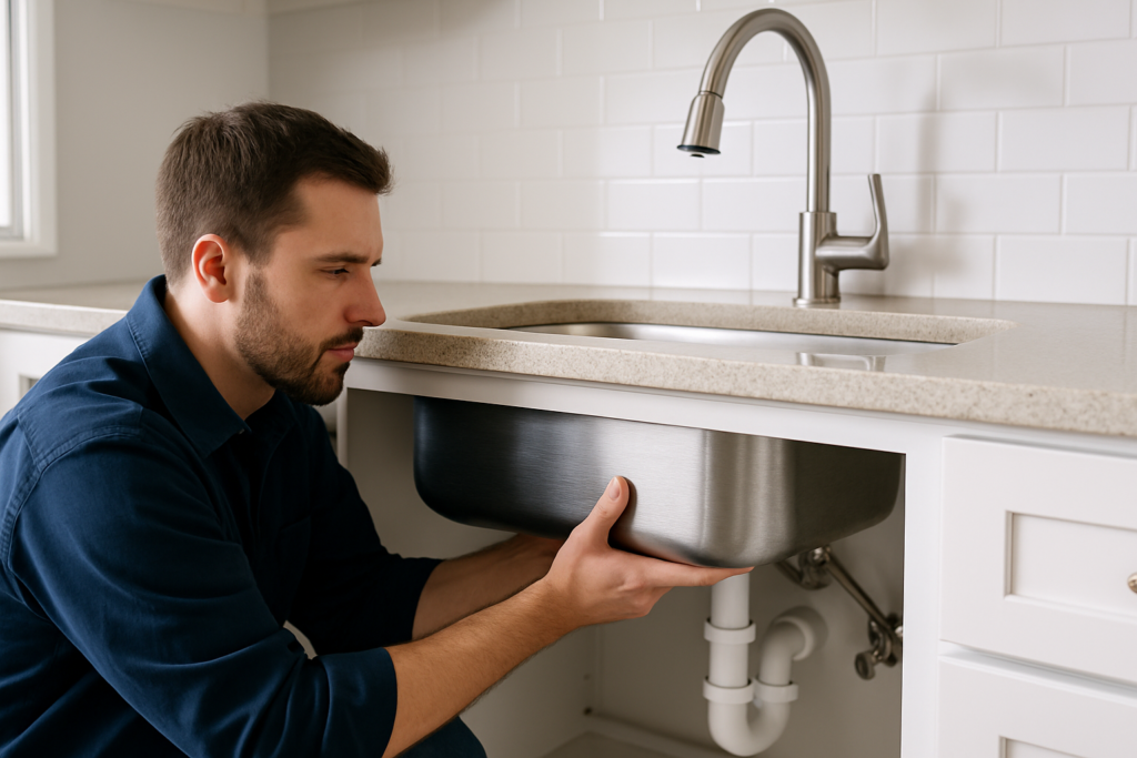 how to replace an undermount kitchen sink
