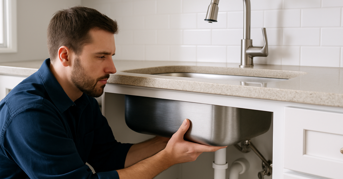 how to replace an undermount kitchen sink