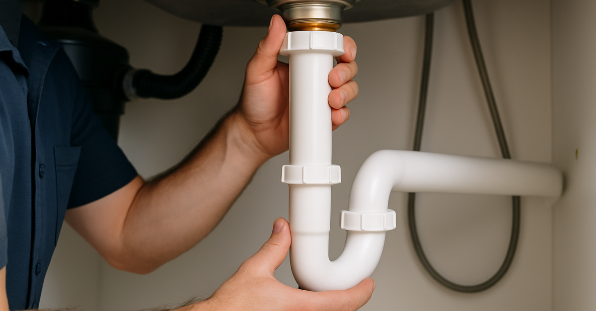 how to replace kitchen sink drain pipe
