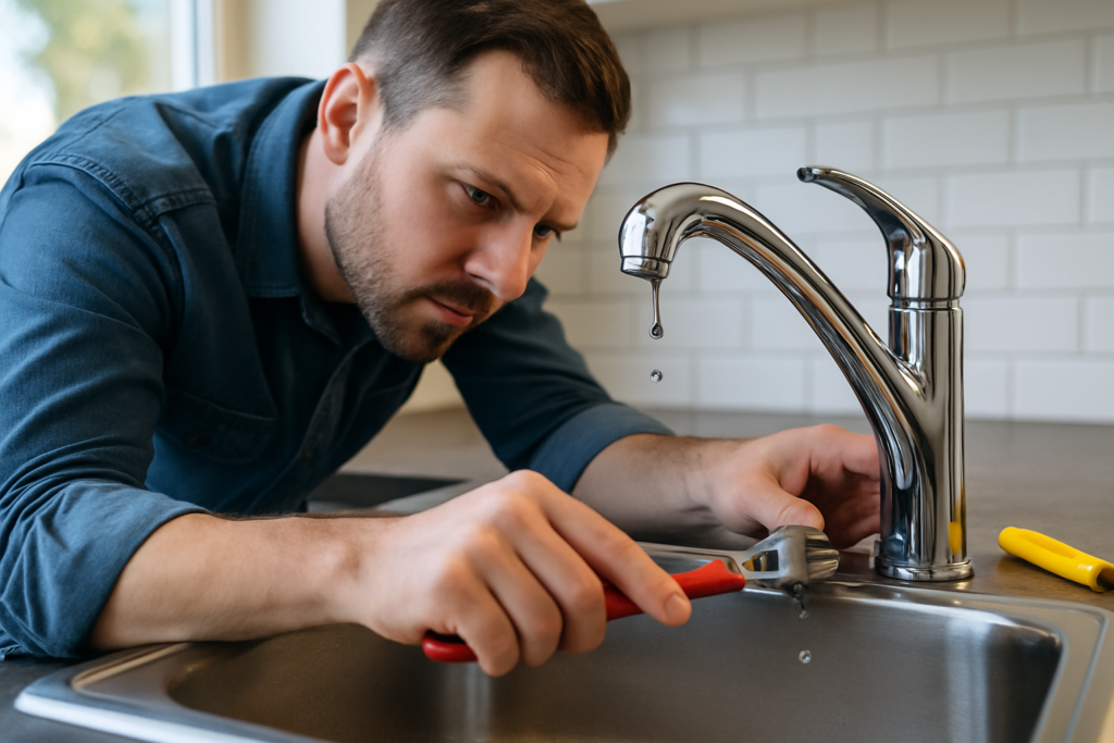 how to stop a kitchen faucet from dripping