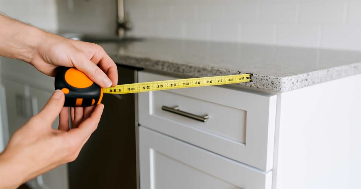 what is the depth of kitchen cabinets