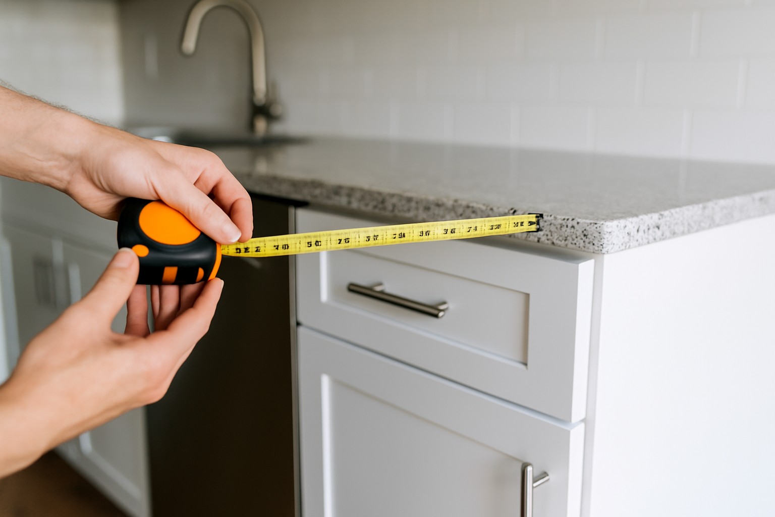 what is the depth of kitchen cabinets