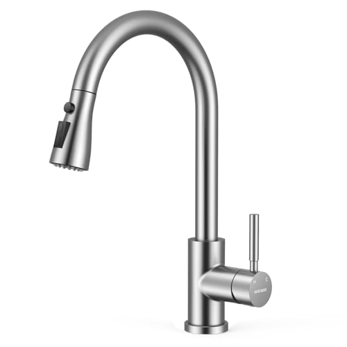 WEWE Kitchen Faucets with Pull Down Sprayer