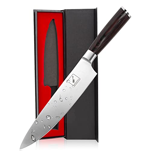 imarku Japanese Chef Knife - Sharp Kitchen Knife 8 Inch Chef's Knives HC Steel Paring Knife