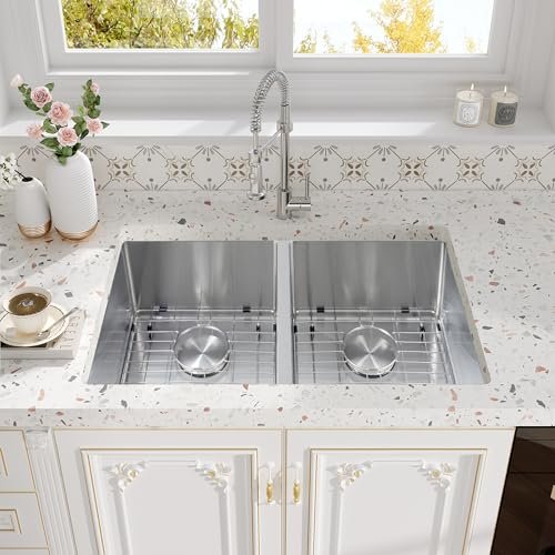 Rhbamoa 30 Inch Undermount Double Sink