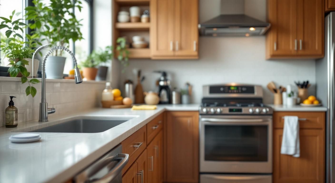 best way to clean kitchen cabinets