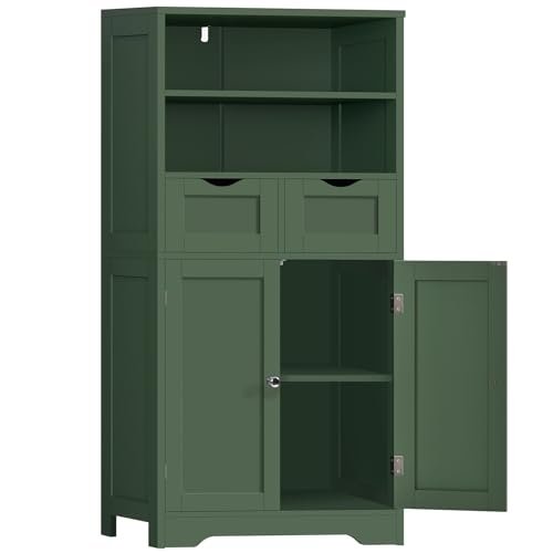 Iwell Bathroom Storage Cabinet with Adjustable Shelf