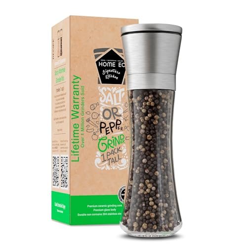 HOME EC Original Stainless Steel Salt or Pepper Grinder 1pk