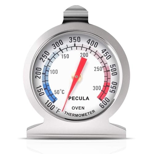Stainless Steel Oven Thermometer 50-300°C/100-600°F
