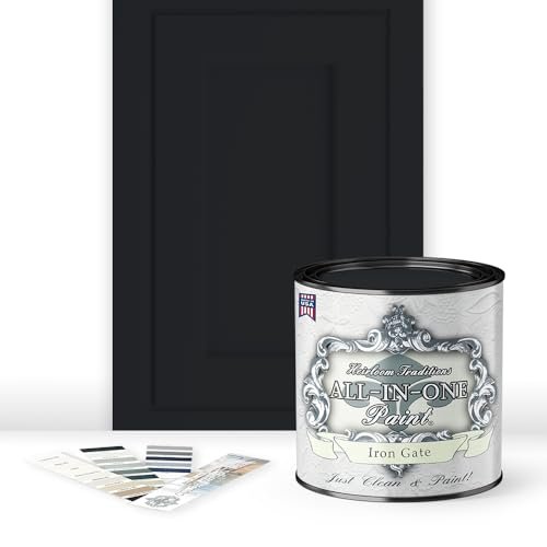 ALL-IN-ONE Paint by Heirloom Traditions, Iron Gate (Black), Quart