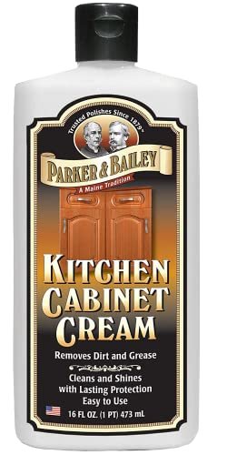 Parker and Bailey Kitchen Cabinet Cream-Wood Cleaner-Grease Remover 16 oz