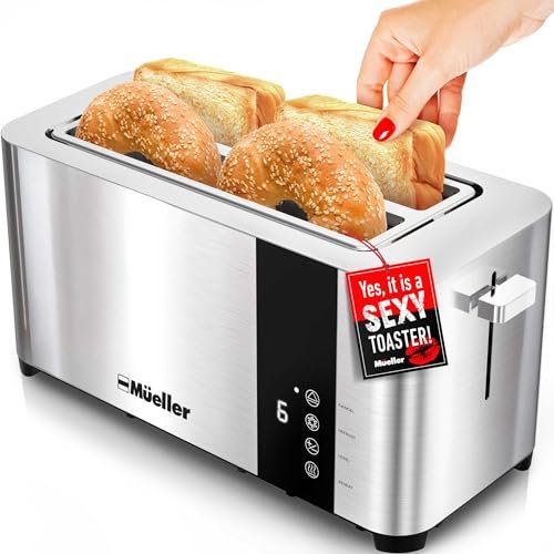 Mueller UltraToast Stainless Steel Toaster 4 Slice