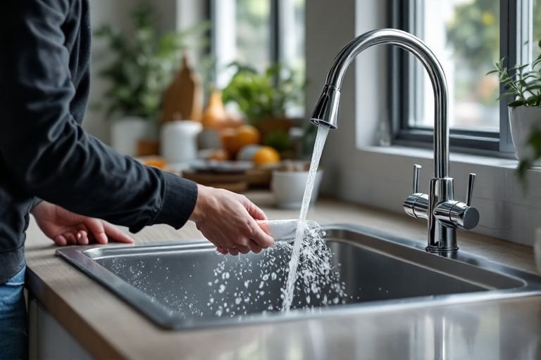 how to change a kitchen sink