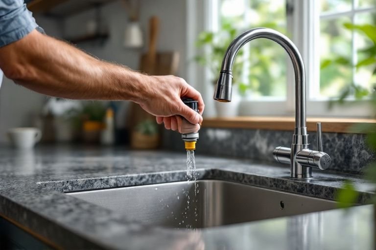 how to install a kitchen sink drain pipe