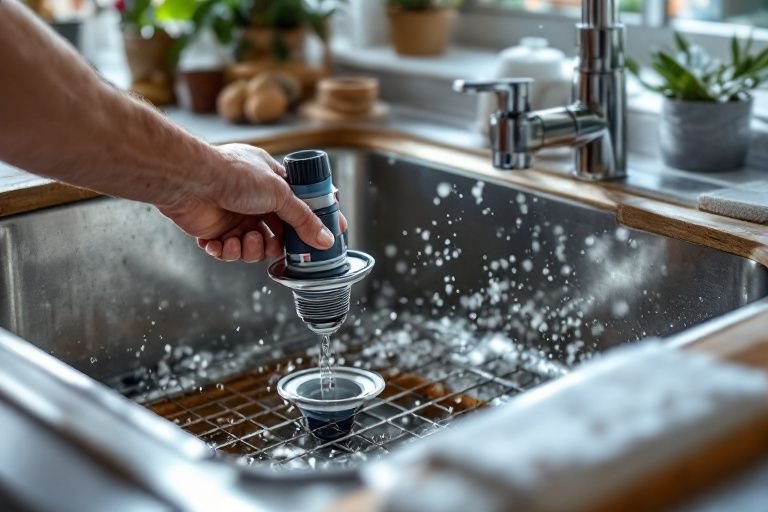 how to plumb a kitchen sink drain