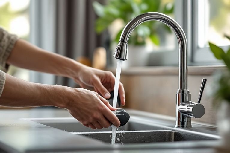how to remove kitchen sink faucet