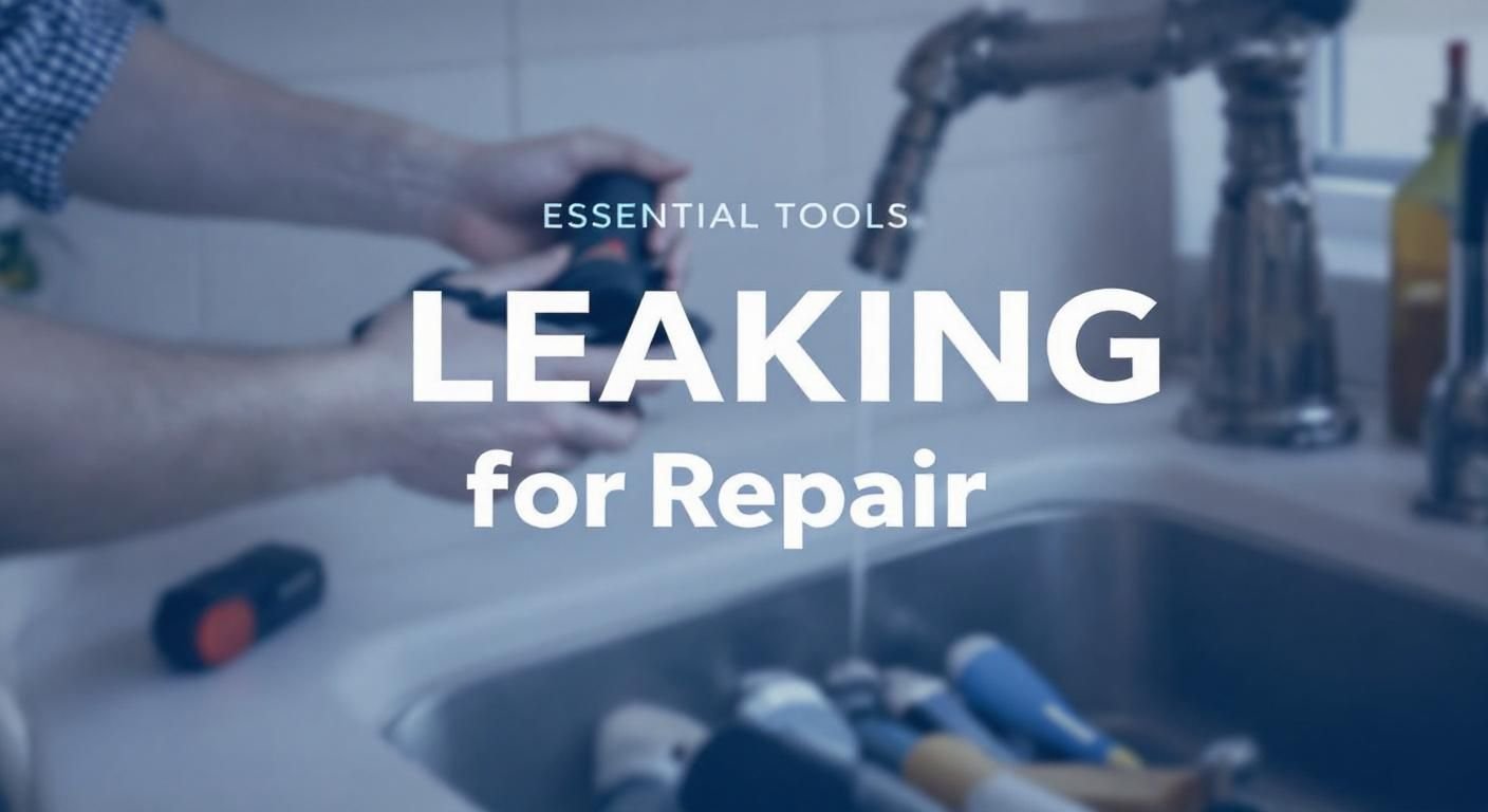 how to repair a leaking kitchen faucet
