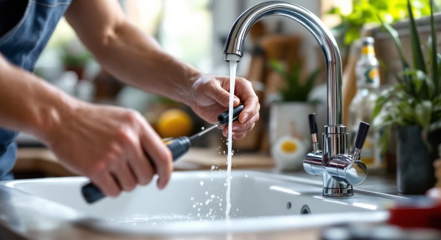 how to repair leaking kitchen faucet