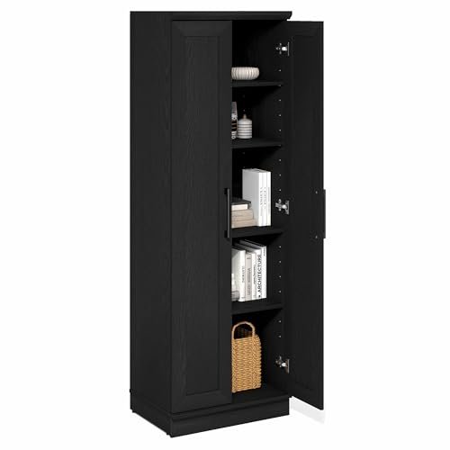 Furinno Robin Storage Cabinet, 5-Tier Pantry Cabinet