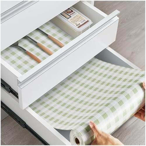 ALIUNI Drawer and Shelf Liner, Non-Slip Kitchen Cabinet Liners