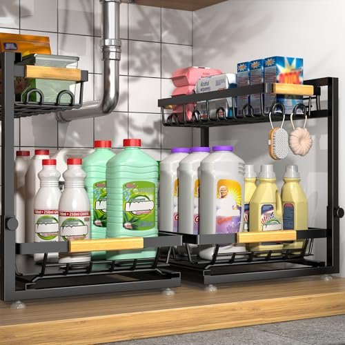 Sevenblue 2 Packs Under Sink Organizer