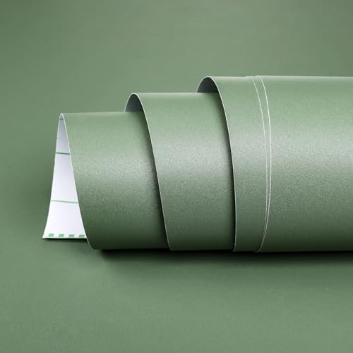 HelloWall Sage Green Wallpaper Peel and Stick