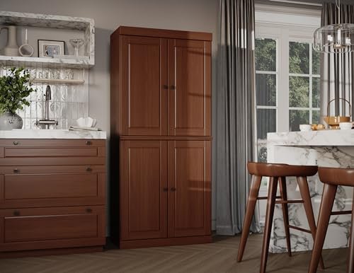 Palace Imports Solid Wood Kitchen Pantry Cabinet