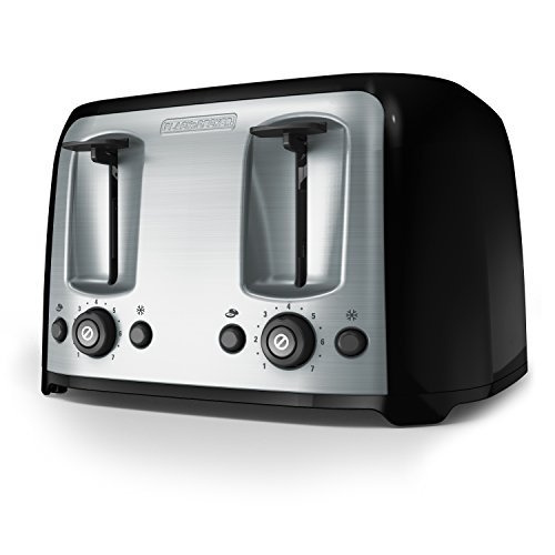 BLACK+DECKER 4-Slice Toaster with Extra-Wide Slots