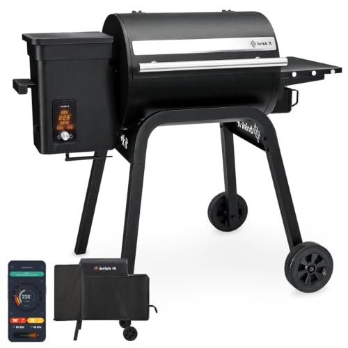 Brisk It Zelos-450 WiFi A.I. Electric Wood Pellet Smoker Grill