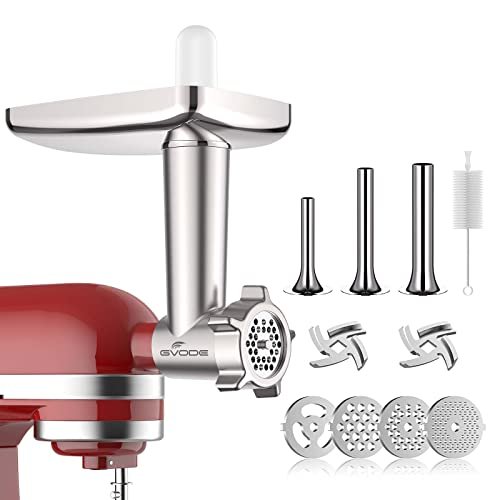 GVODE Metal Meat Grinder Attachment for KitchenAid Stand Mixer