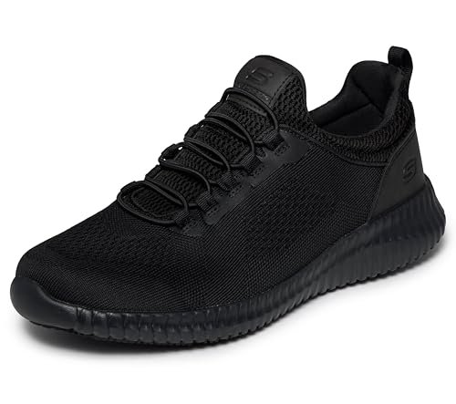 Skechers Men's Work Cessnock Food Service Shoe, Black, 12