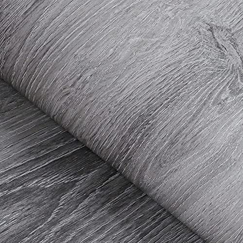 FunStick Grey Wood Contact Paper