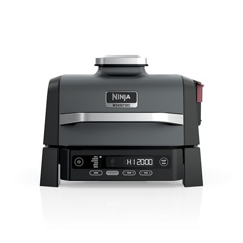 Ninja Woodfire Outdoor Grill & Smoker, 6-in-1, Air Fry, Bake, Broil, OG321