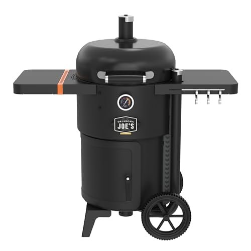 Oklahoma Joe's Bronco 18 in. Heavy Duty Charcoal Drum Smoker and Grill