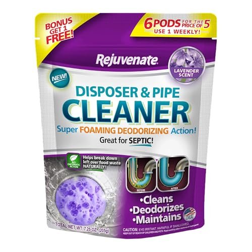Rejuvenate Disposal Cleaner Pods 6 Count, Lavender Scented