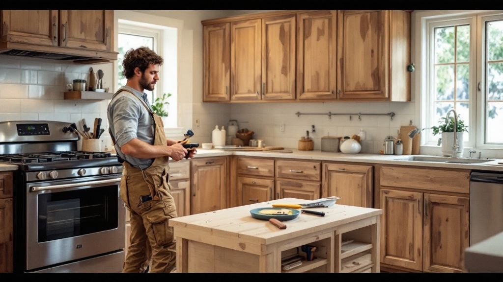how do i build kitchen cabinets